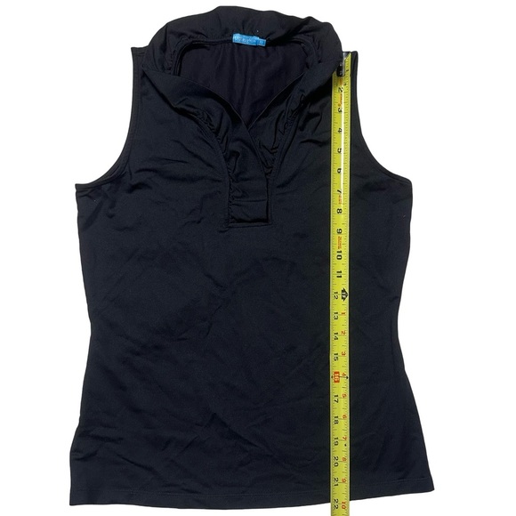NWOT J. McLaughlin Durham Sleeveless Ruffle V-Neck Top - Picture 3 of 8